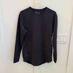 BYLT Basics Navy Long Sleeve Tee